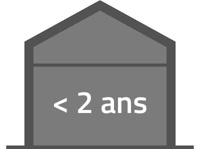 Maison de moins de 2 ans